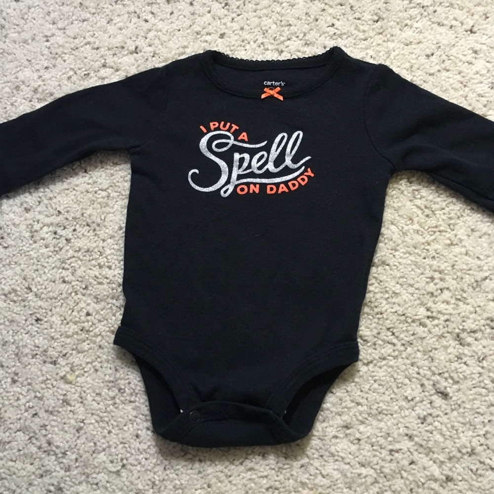 Sweet baby girl Halloween onesie
